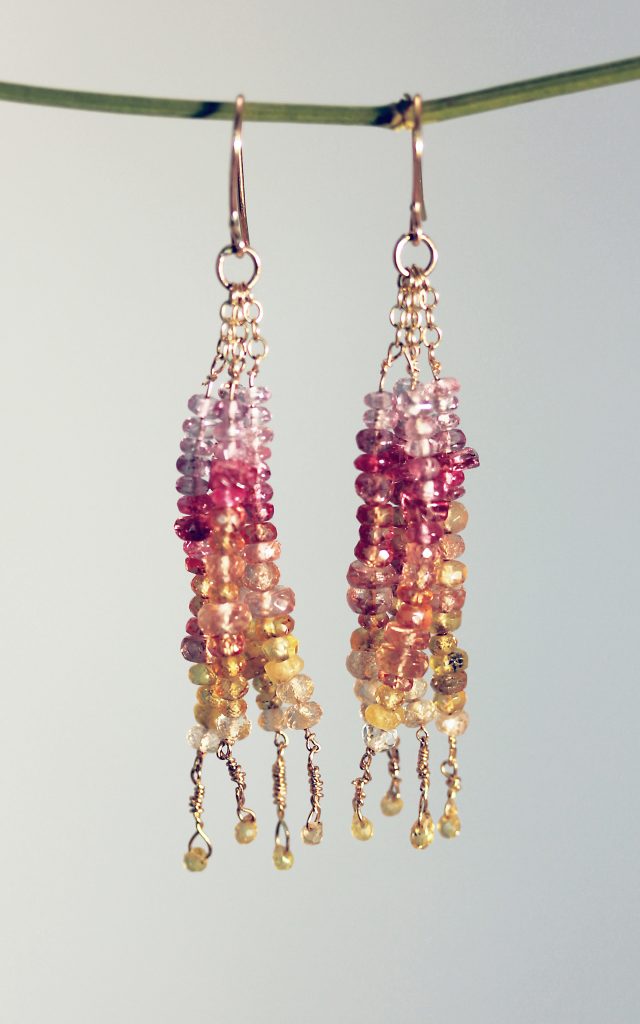colourful sapphire spinel