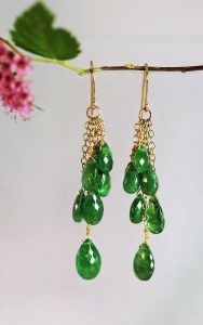 rich tsavorite greens
