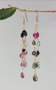 pinks and greens